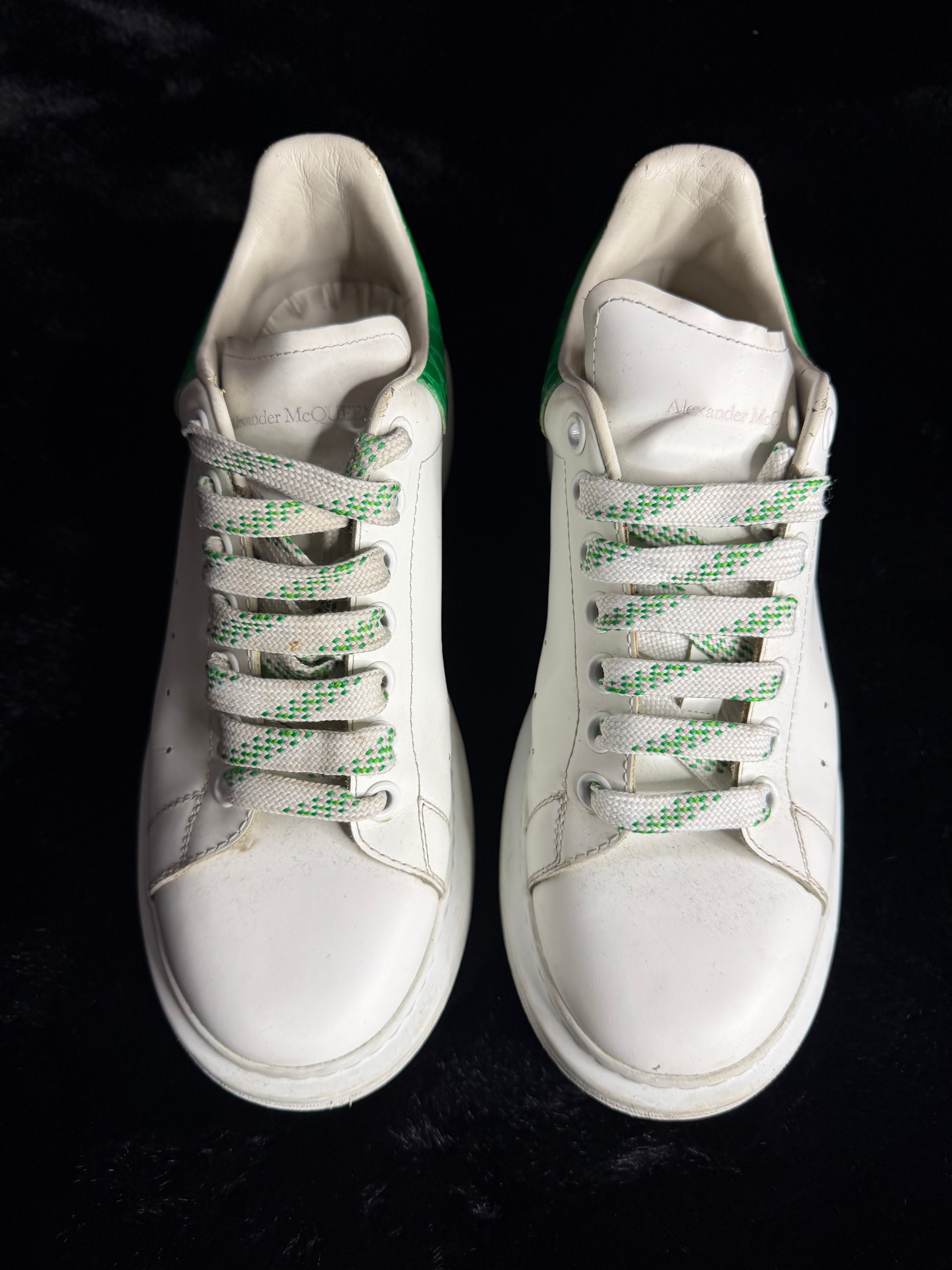 Alexander Mcqueen Green Snakeskin Size 42