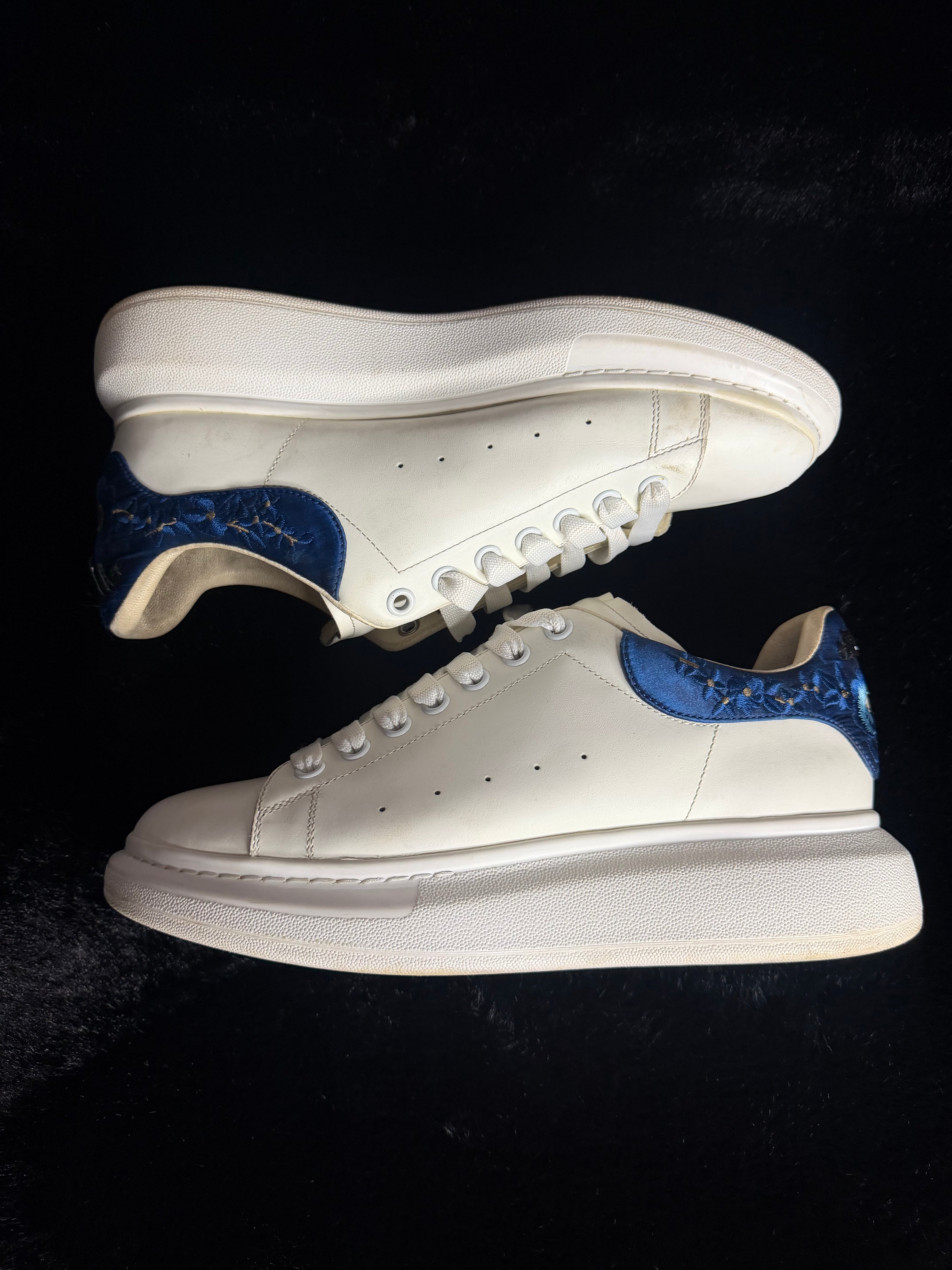 Alexander Mcqueen Blue Floral Size 44