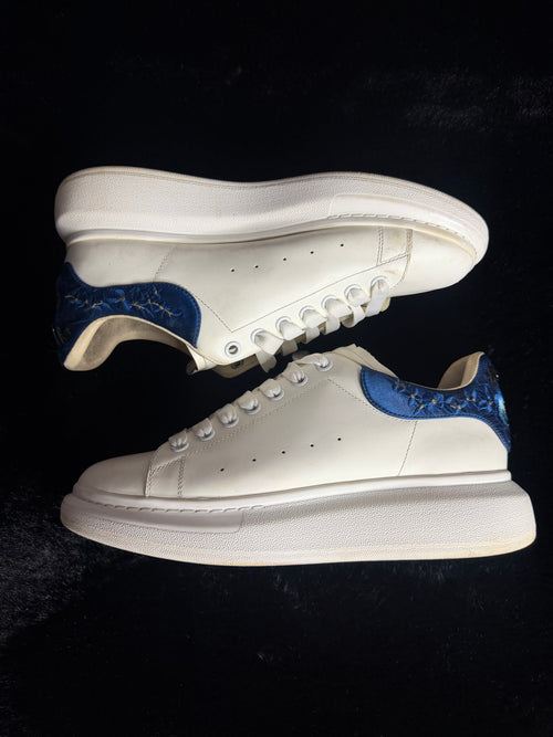Alexander Mcqueen Blue Floral Size 44