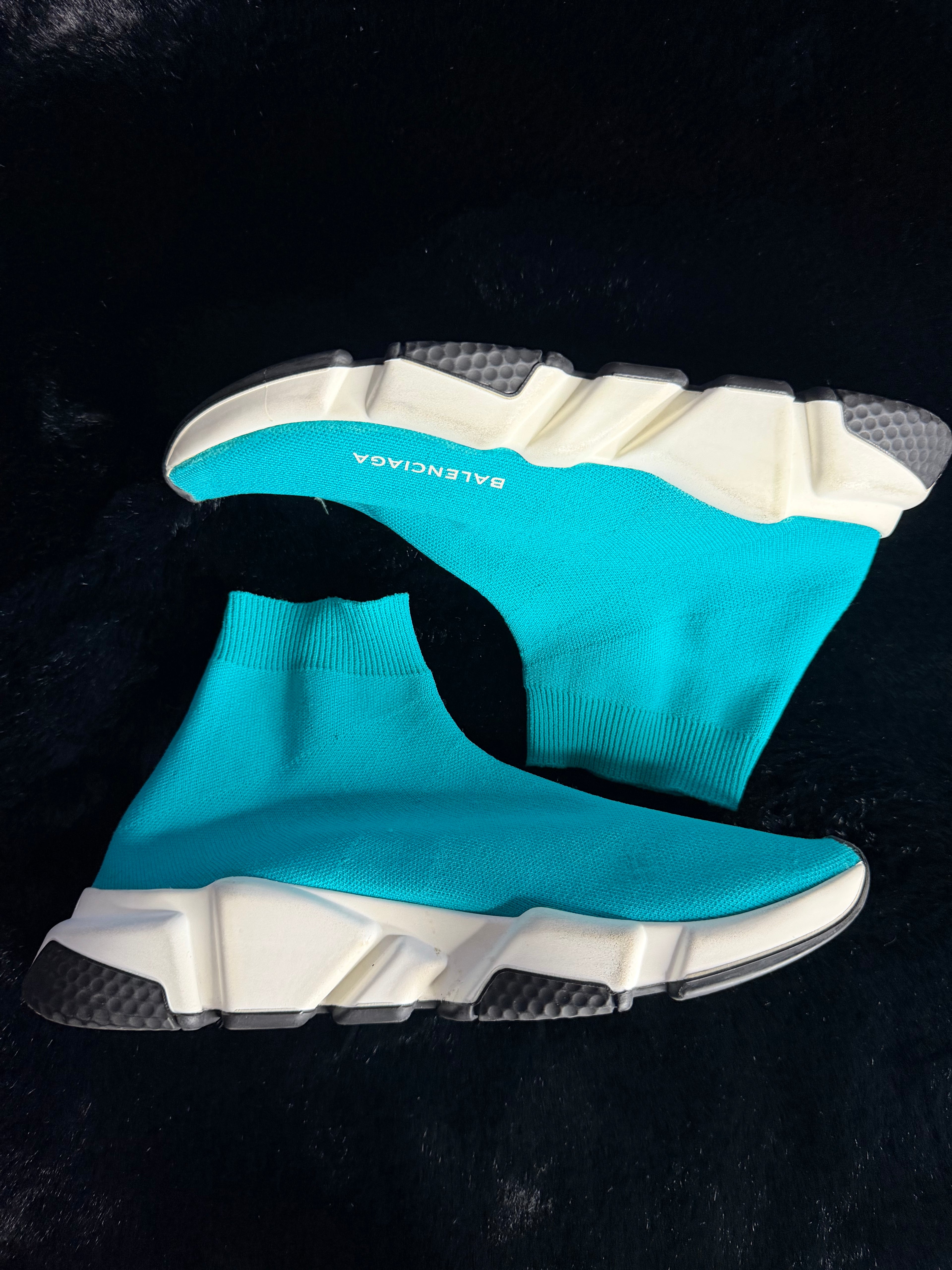 Balenciaga Speed Turquoise Size 40