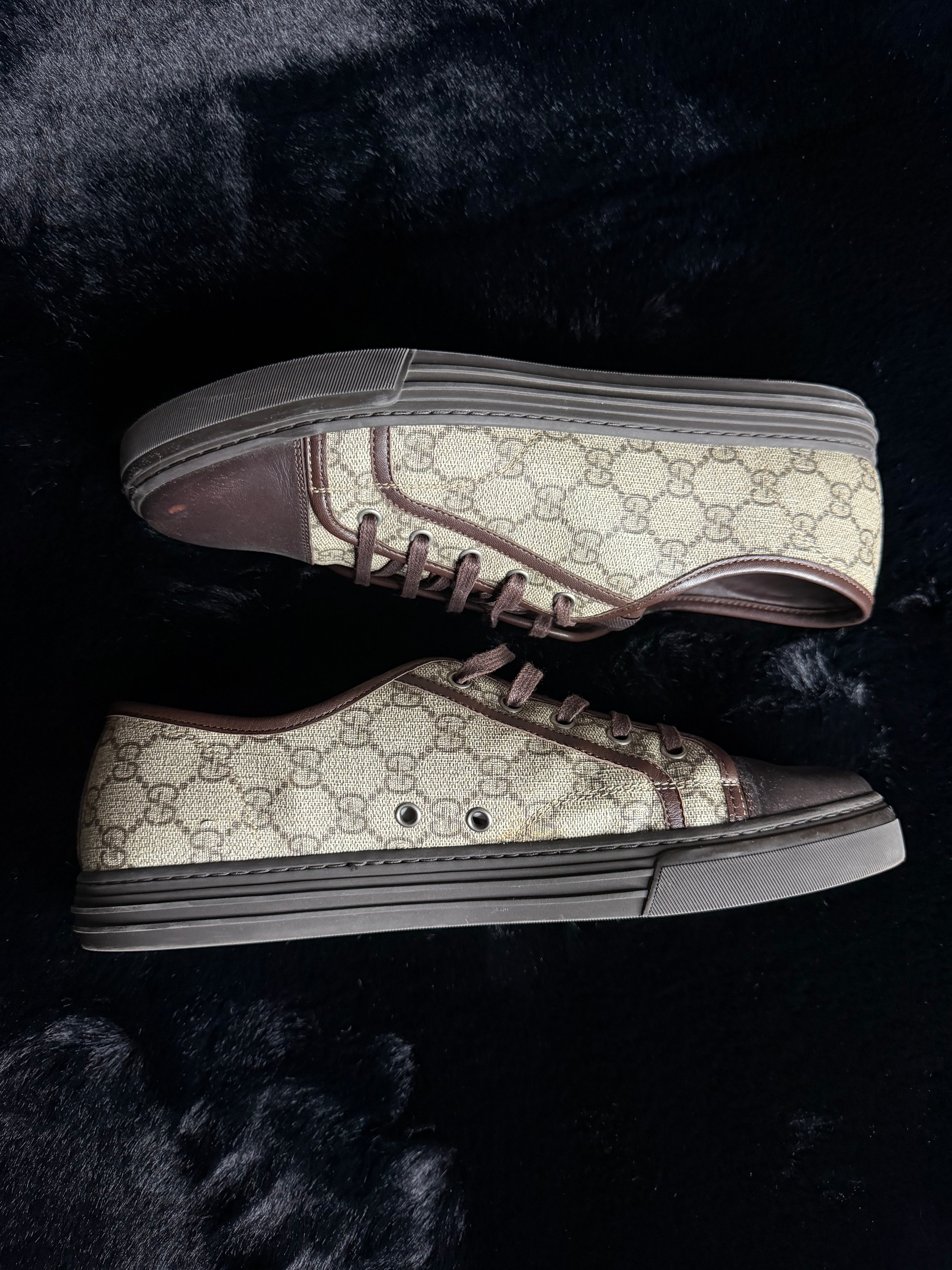 Gucci GG Brown Sneakers Size 11-11.5