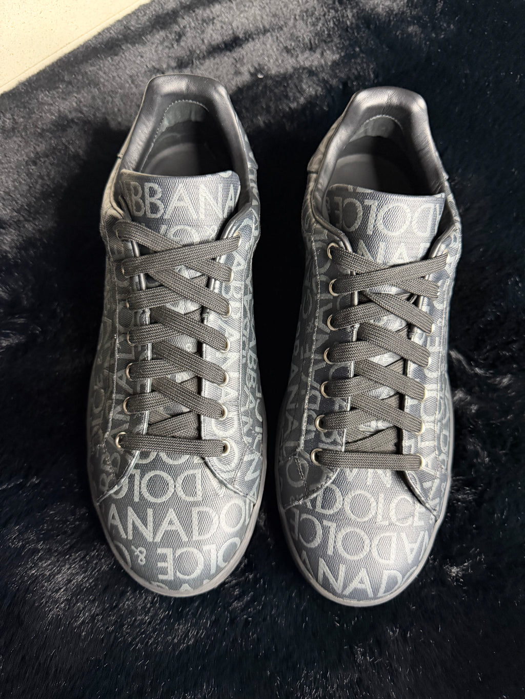 Dolce & Gabbana Portofino Logo Sneakers Size 44