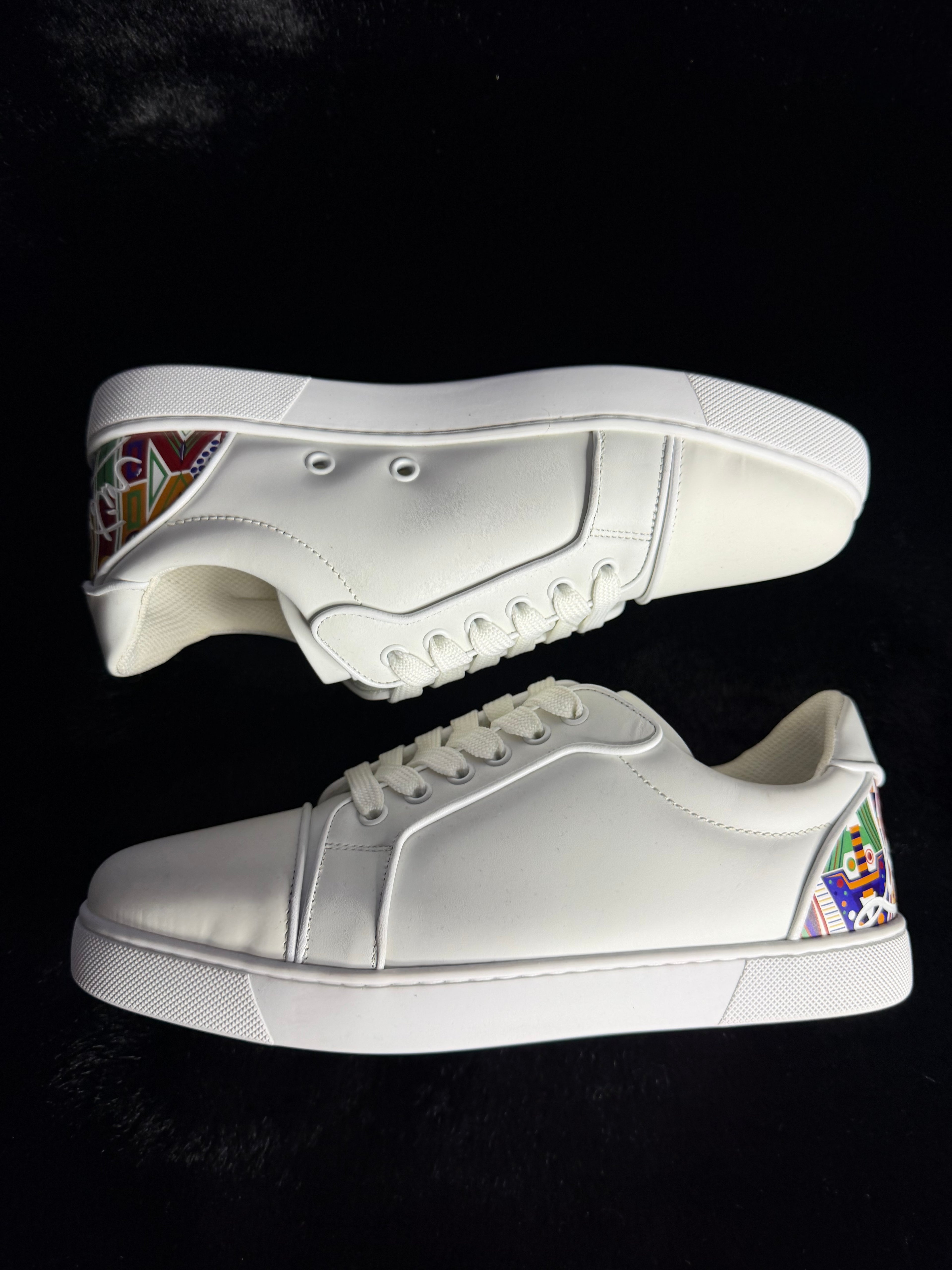 Christian Louboutin White Sneakers Size 40