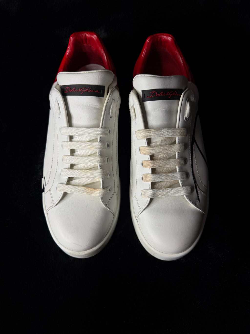 Dolce Gabbana Portofino Red/White Size 43