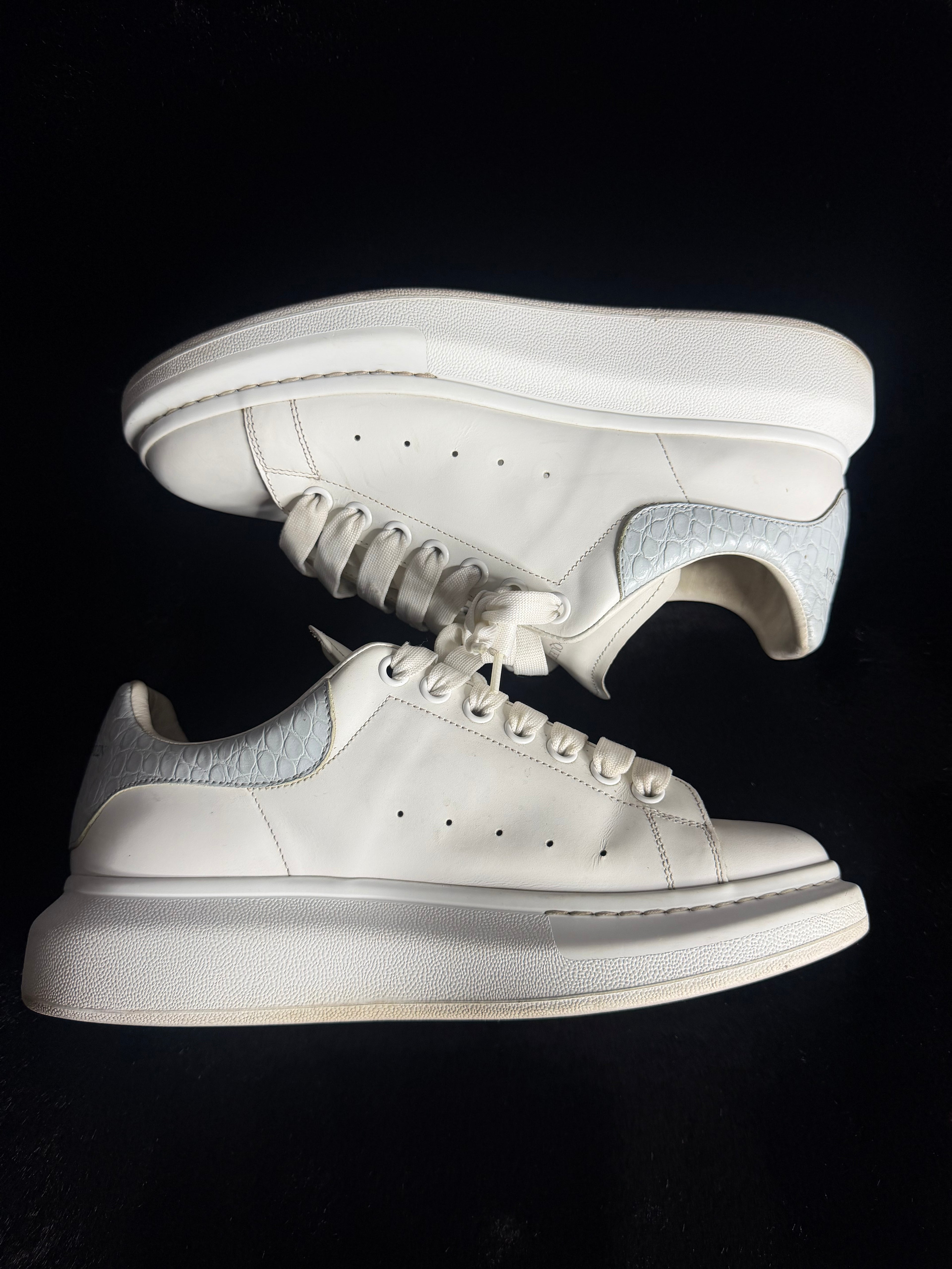 Alexander Mcqueen WhIte/Baby Blue Sneakers Size 42