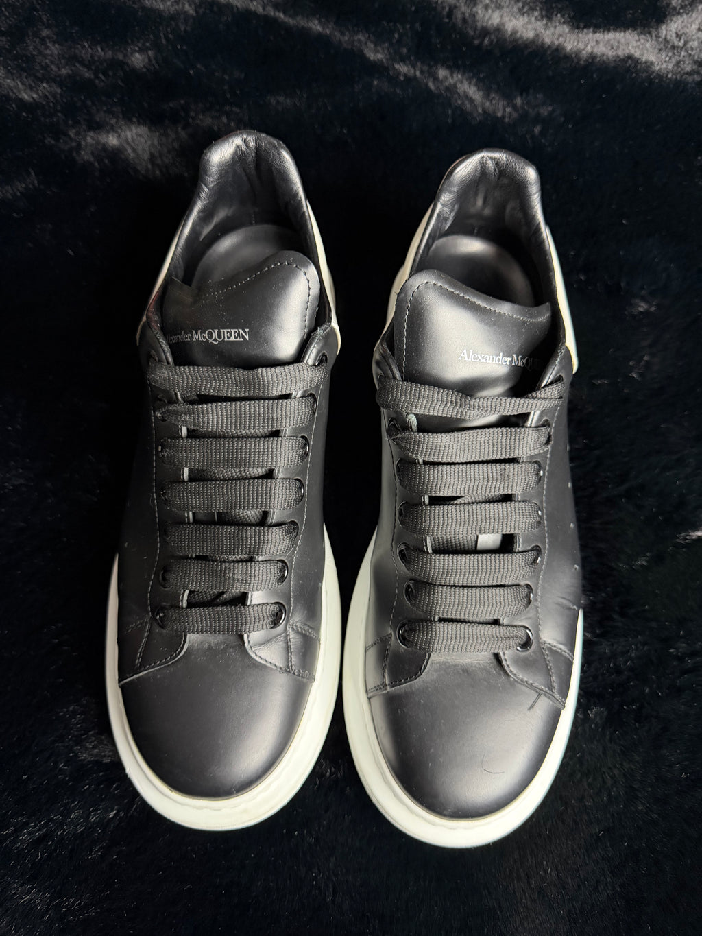 Alexander Mcqueen Black Sneakers Size 44