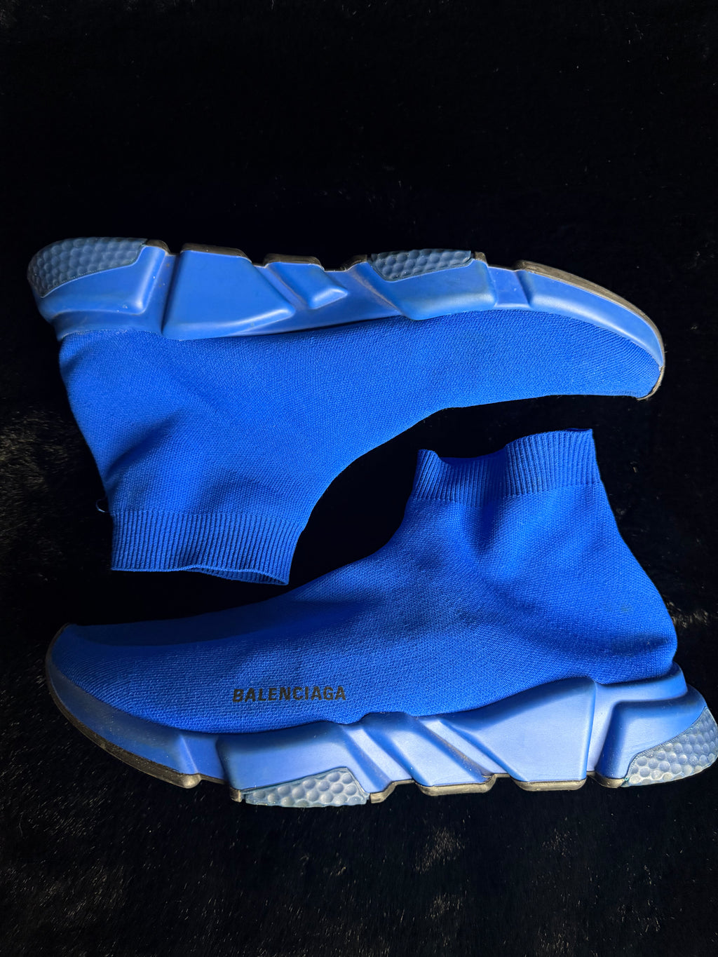 Balenciaga Speed Blue Sneakers Size 47