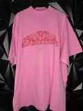 Balenciaga Pink Washed Tee Size 2XL