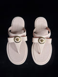 Versace Pink Thong Sandals Size 36