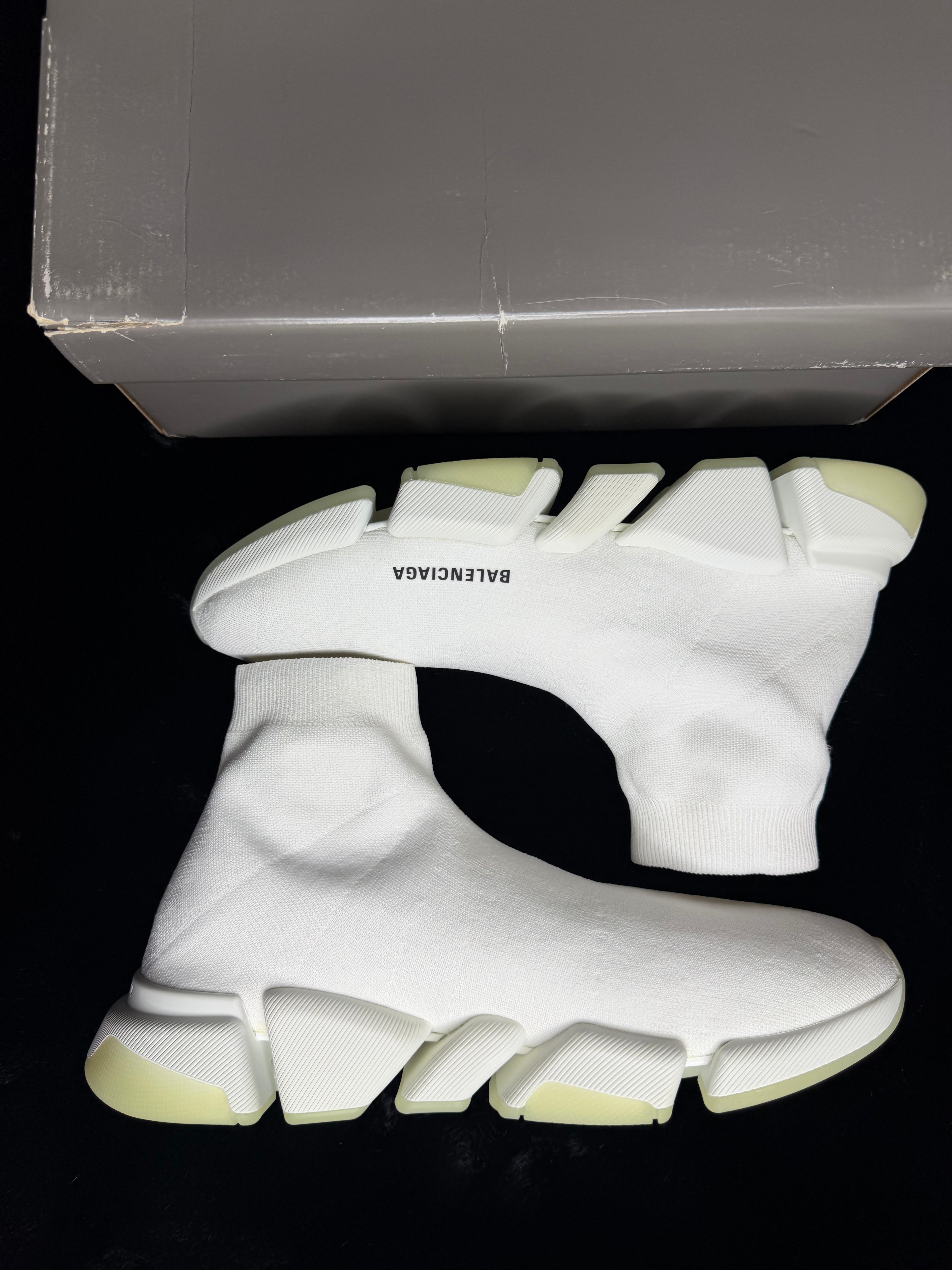 Balenciaga Speed 2.0 White Size 47