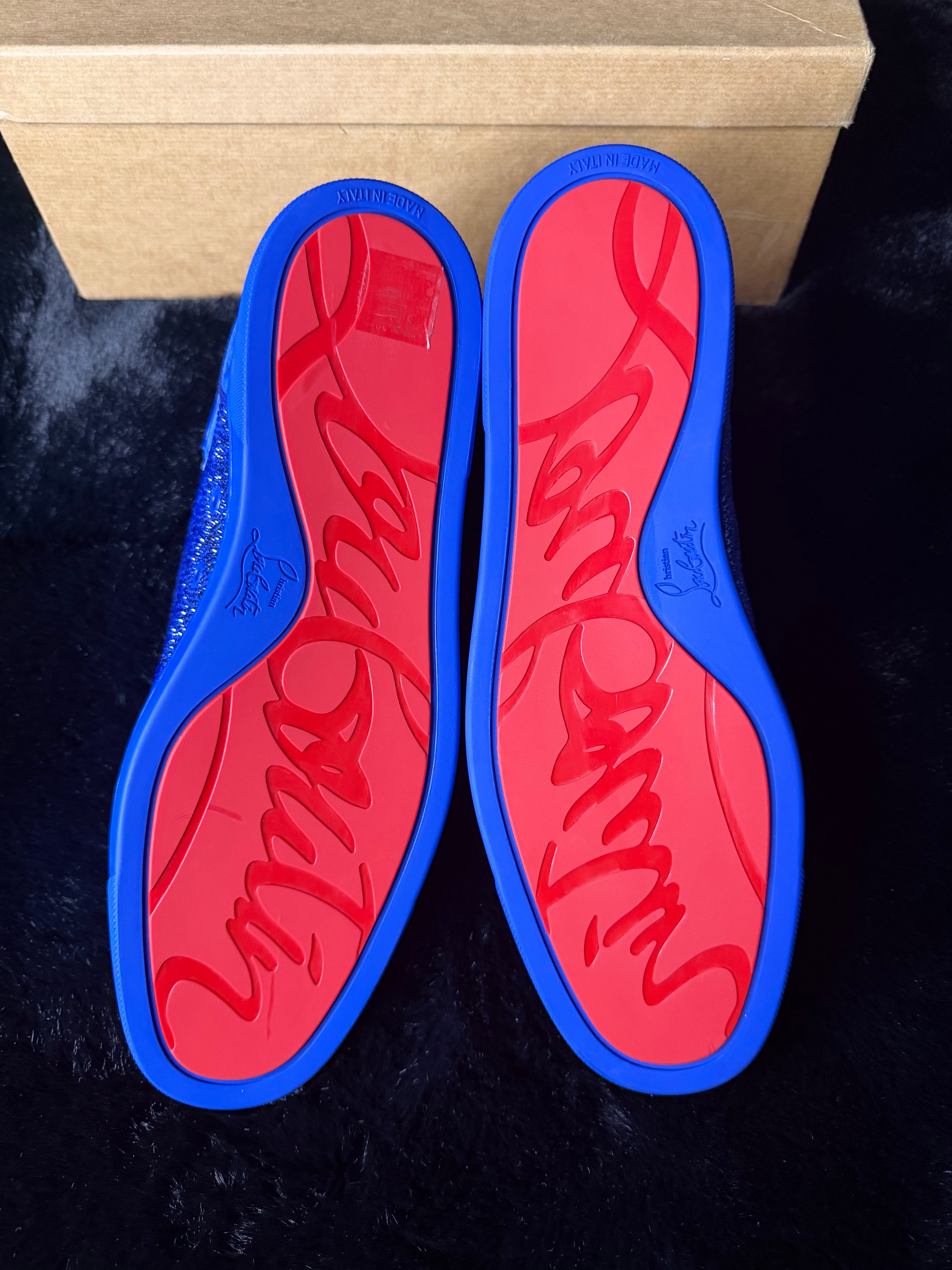Christian Louboutin Swarovski Blue Size 45