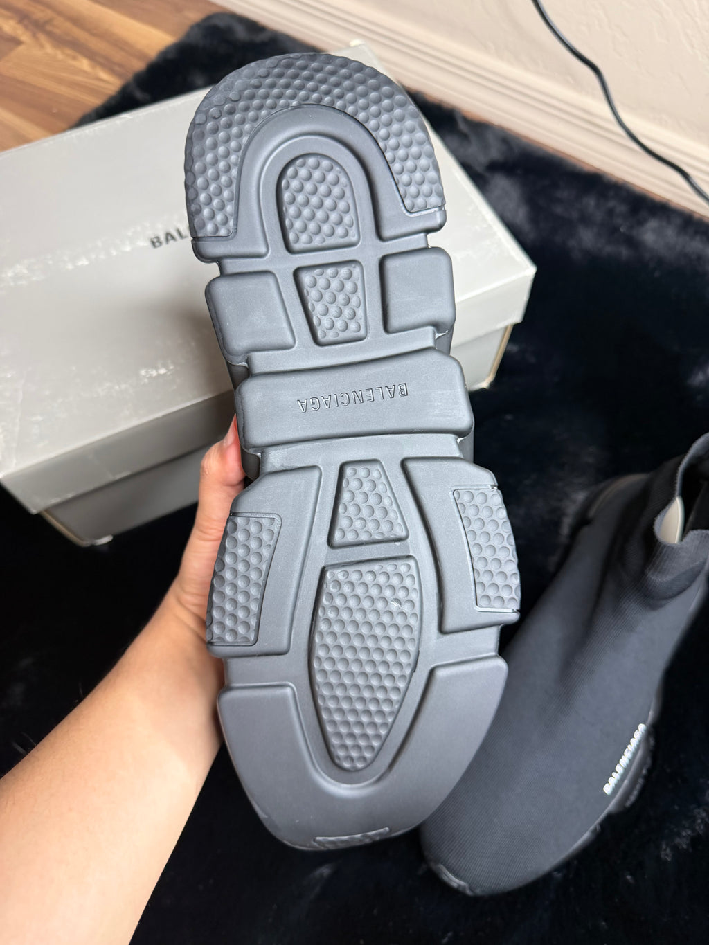 Balenciaga Speed Black Sock Size 46,47