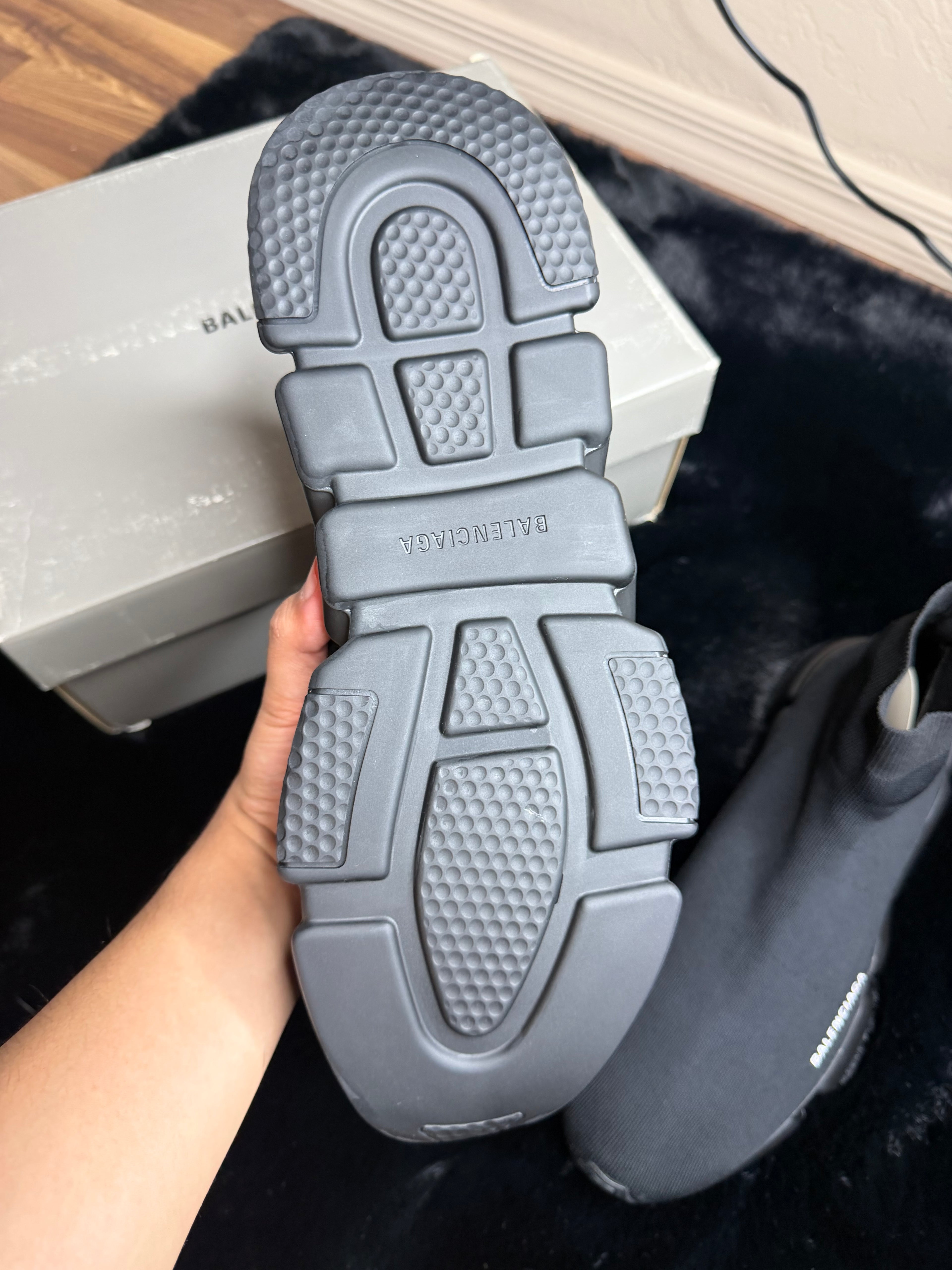 Balenciaga Speed Black Sock Size 46,47