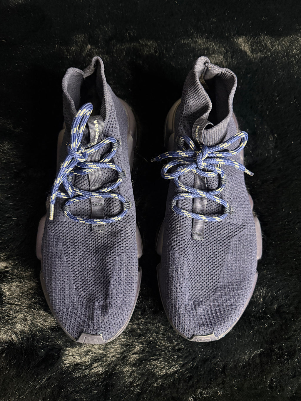 Balenciaga Lace Up Navy Blue Size 44
