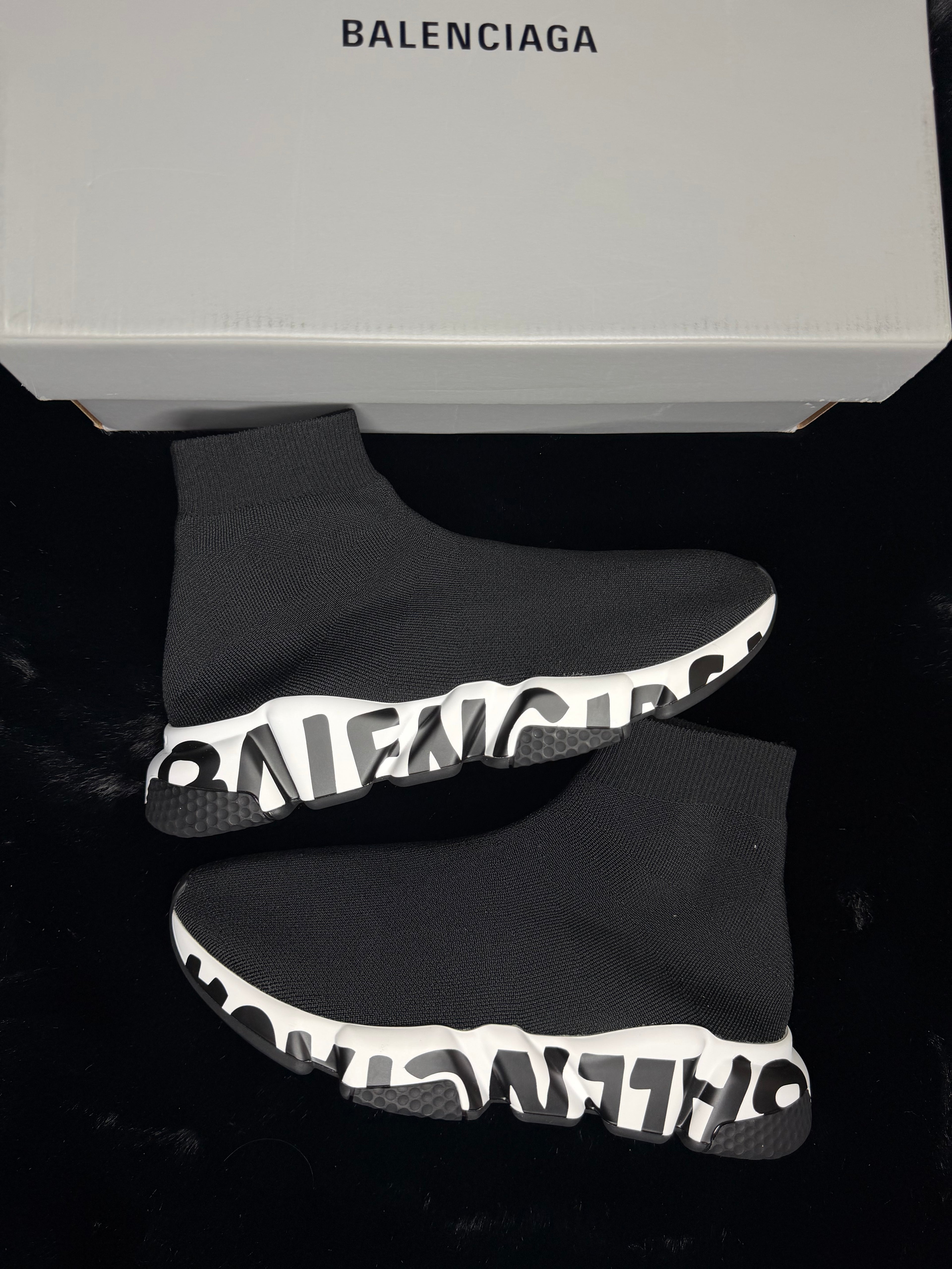 Balenciaga Speed Graffiti white Size 39,45