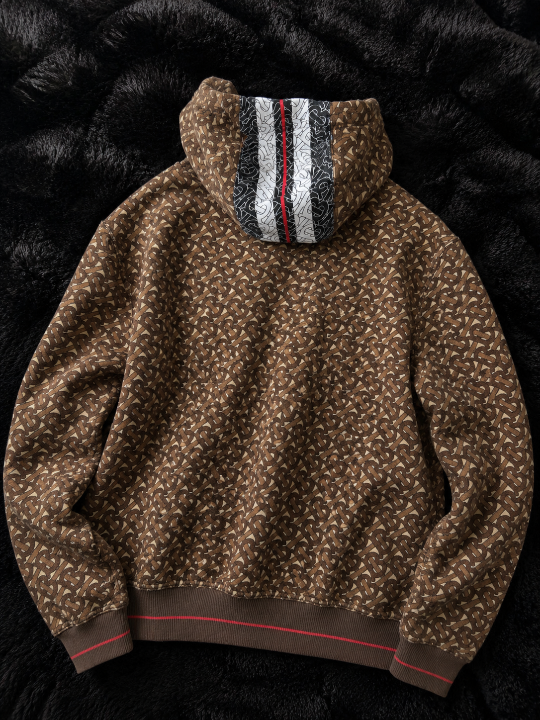 Burberry Print Hoodie Size Large