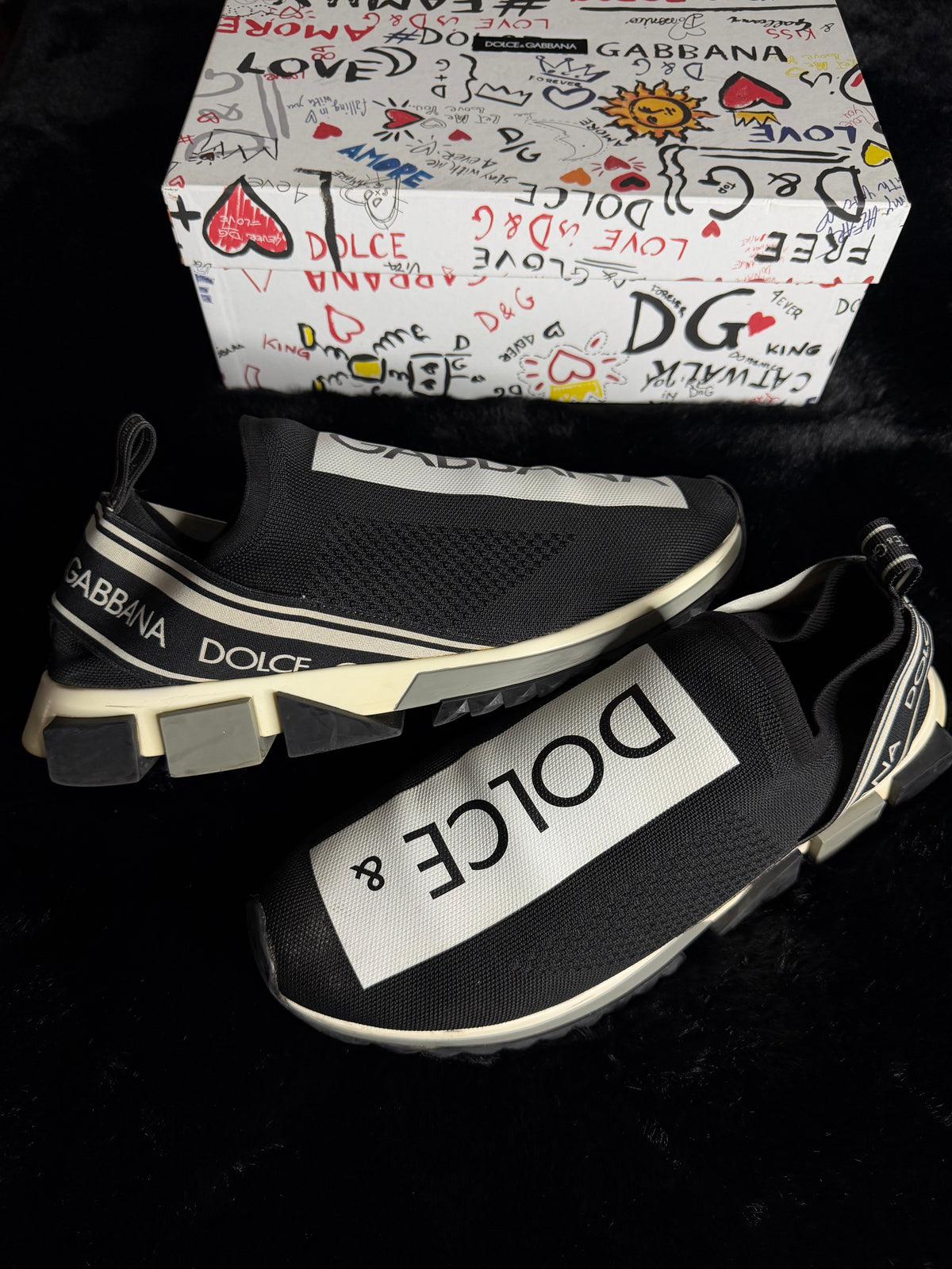 Dolce Gabbana Sorrento Black Size 12