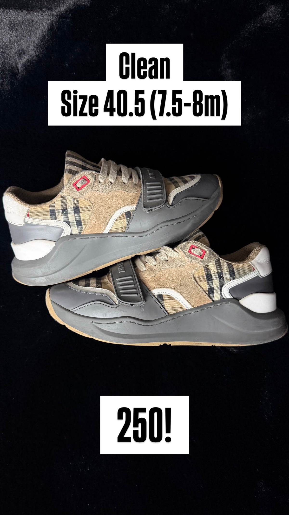 Burberry ramsey size 40.5