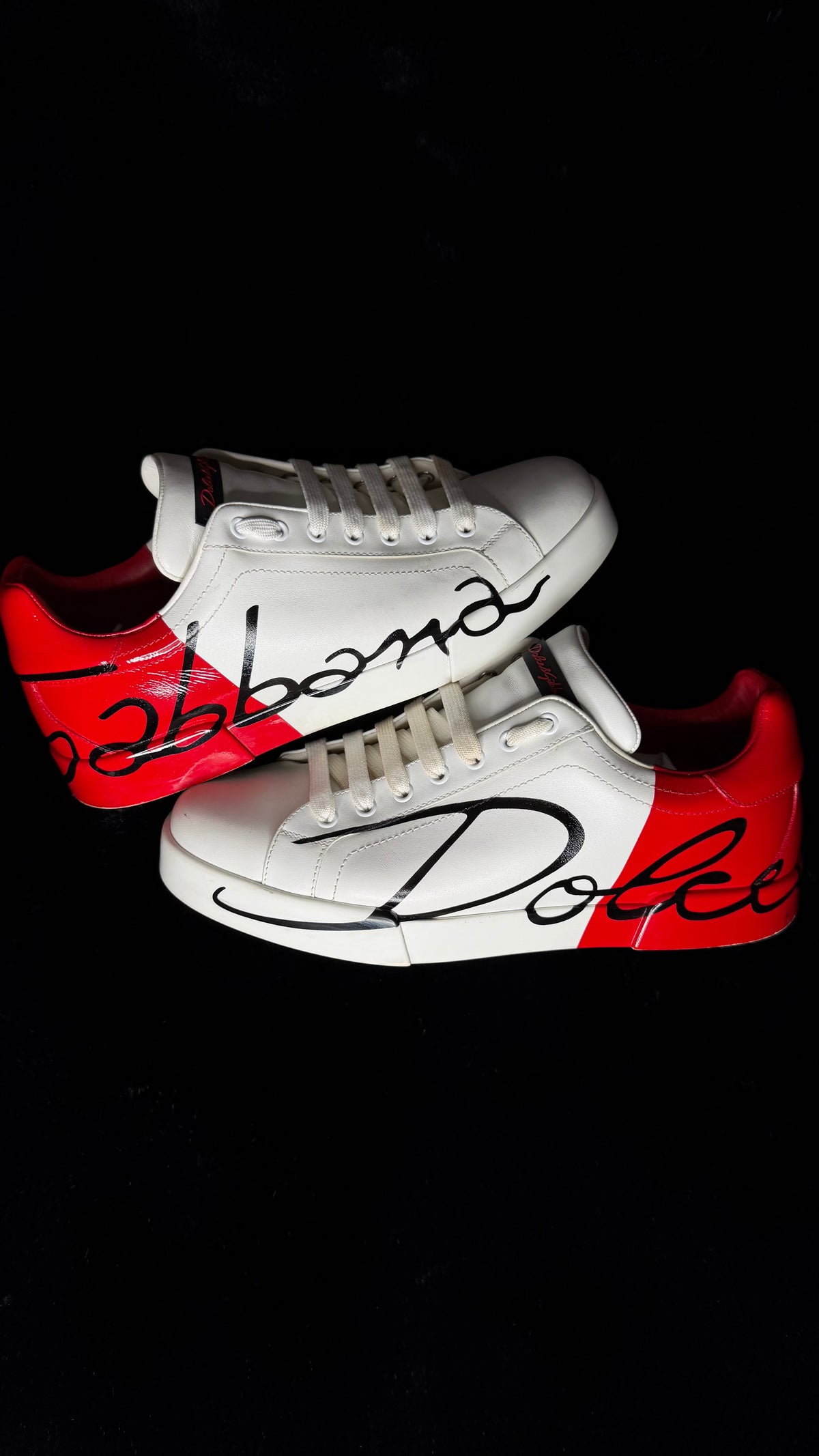 Dolce Gabbana Portofino Red/White Size 43